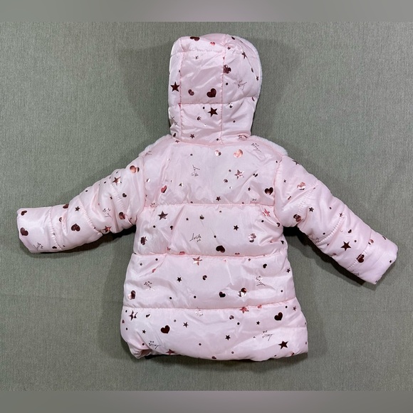 Betsey Johnson Toddler Puffer Jacket SIZE 2T - Picture 3 of 5